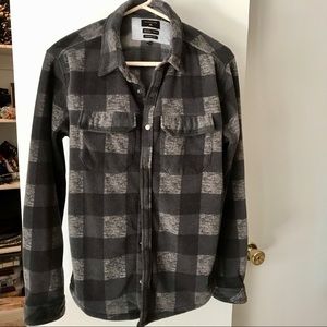 QUICKSILVER gray and black jacket size small